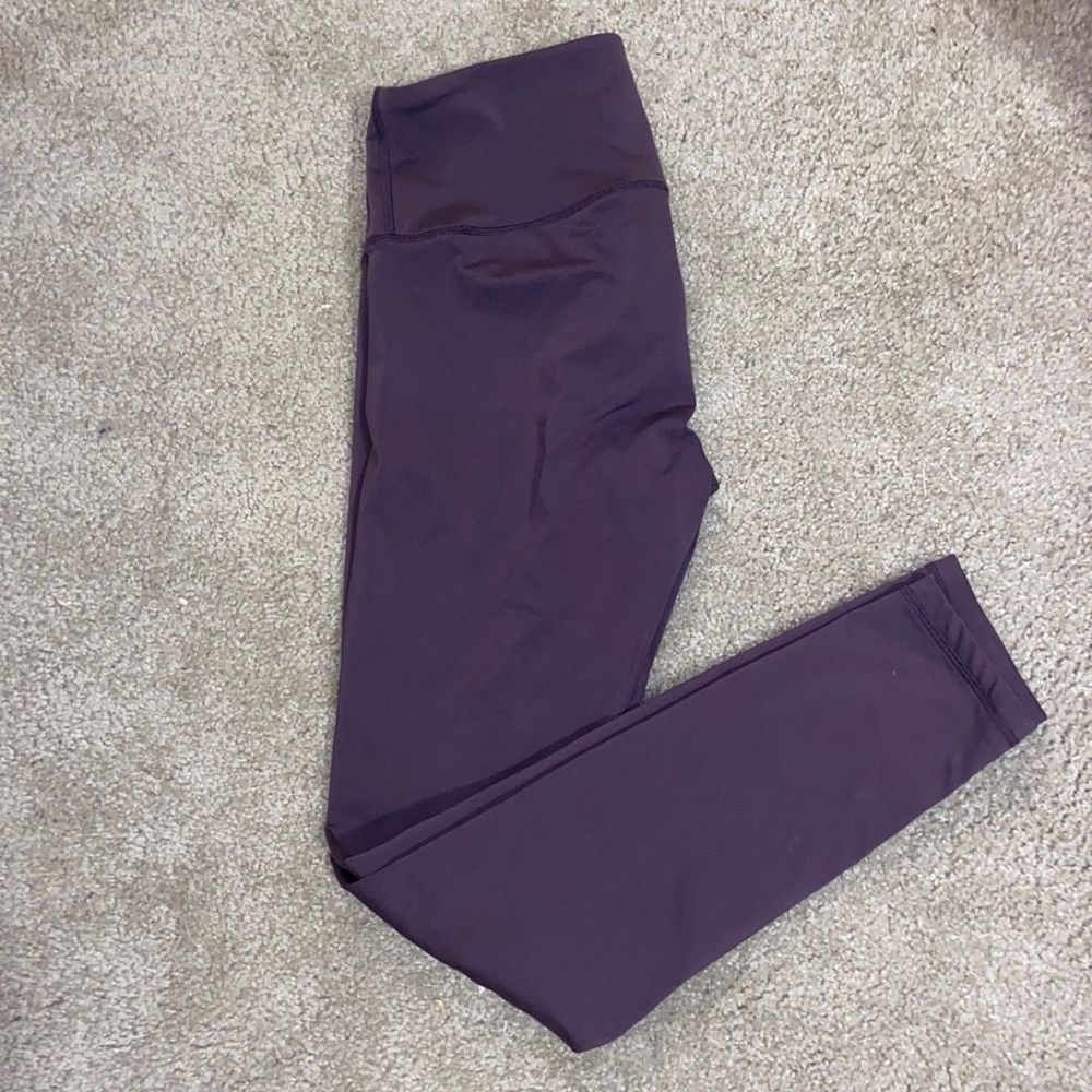 Purple long leggings size M